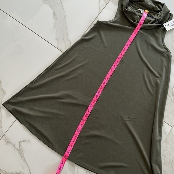NATION LTD Flo Turtleneck dress Olive Size Small NEW WITH TAGS REVOLVE cowl neck - Picture 7 of 8